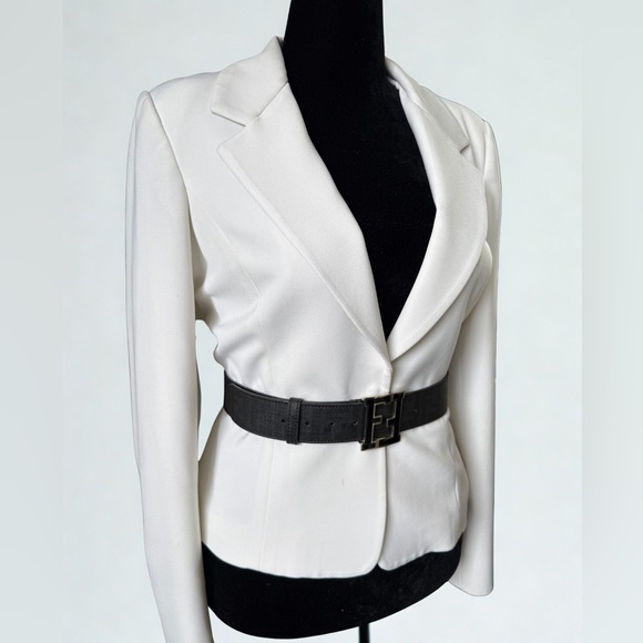 FENDI Certified Auth Zucca FF Buckle Belt - Size 90. W/ bag, orig tags, and COA - Picture 5 of 16